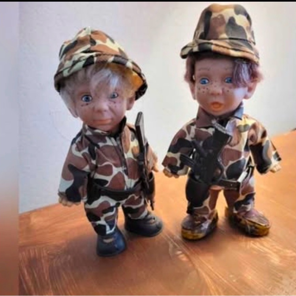 Camouflage Soldier Dolls Set